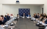  Ambassador Dr. Mohamed Ali Chihi with other officials at the roundtable.