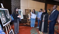 Kenya’s Ambassador to Qatar H E Mohamed Nur Adan with other participants during the event to celebrate World Mental Health Day.