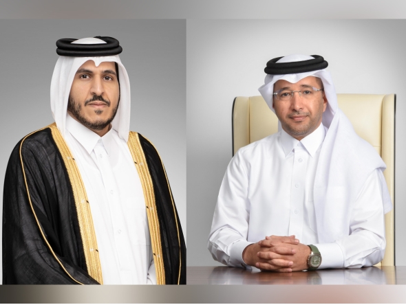 Chairman of the Board of AlRayan Bank, H E Sheikh Mohammed bin Hamad bin Qassim Al Thani and Group CEO of AlRayan Bank Fahad bin Abdulla Al Khalifa.