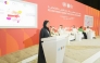 NHRC Chairperson, H E Maryam bint Abdullah Al-Attiyah, addressing the international symposium.