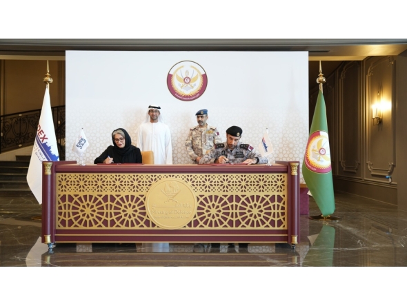 The signing ceremony was held in the presence of H E Lt Gen (Pilot) Jassim bin Mohammed Al Mannai, Chief of Staff of Qatar Armed Forces and Rashed AlHashmi, Sr. Manager, Executive Office and Special Projects at Office of the MD and CEO of EDGE . 
