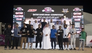 QRC Director Sheikh Jabor bin Khalid Al Thani with the podium winners.