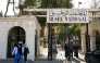 (Files) Youngsters walk outside Syria's National Museum as it reopens to visitors, in Damascus, on January 8, 2025. (Photo by Louai Beshara / AFP)