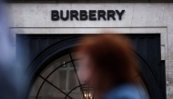 Pedestrians walk past the store of British fashion label Burberry in central London on September 2, 2024. Photo by HENRY NICHOLLS / AFP
