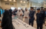 Director General of Traffic and Second Vice Chairman of the National Traffic Safety Committee Brigadier Jabor Ali Al Kubaisi with other officials during the event.