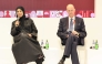 Assistant Undersecretary for Digital Industry Affairs at the Ministry of Communications and Information Technology, H E Reem Al Mansoori and CEO of Fira Barcelona International, Ricard Zapatero during the session.