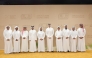 QFFD Chairman and DFI Board Member H E Sheikh Thani bin Hamad bin Khalifa Al Thani; Minister of State and QNL President H E Dr. Hamad bin Abdulaziz Al Kawari; and other dignitaries at the event. 