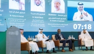 QICCA's Vice-Chairman of the Board, Sheikh Dr. Thani bin Ali Al Thani with other officials during the panel session.