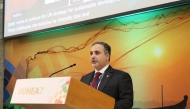 Minister of Environment and Climate Change H E Dr. Abdullah bin Abdulaziz bin Turki Al Subaie participating in the high-level segment of UNEA-7. 
