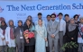 Pakistan Embassy and TNG officials with students during the visit.