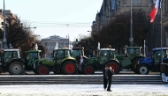 Members of farmers unions FDSEA and JA take part in a rally to defend their profession against the EU-Mercosur deal and the nationalisation of the Common Agricultural Policy (CAP - PAC Politique Agricole Commune) in Strasbourg, eastern France on January 7, 2026. (Photo by Frederick FLORIN / AFP)