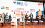 Minister of Culture H E Sheikh Abdulrahman bin Hamad Al-Thani, Minister of Education of India H E Dharmendra Pradhan and other officials during the opening ceremony.