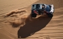 The Dacia Sandriders' Qatari driver Nasser Al Attiyah and Belgian co-driver Fabian Lurquin compete in Stage 8 of the 48th Dakar Rally. AFP