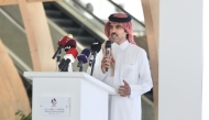 Chairman of the National Sports Day Committee 2026 and President of the Qatar Sports for All Federation Abdulrahman bin Muslim         Al Dosari speaking during the press conference. 
