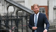 Britain's Prince Harry, Duke of Sussex leaves the High Court, in central London, on April 8, 2025 after an hearing about a decision of the British Government to downgrade his personal security during visits in Britain. Photo by JUSTIN TALLIS / AFP
