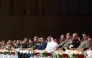 Deputy Prime Minister and Minister of State for Defence Affairs H E Sheikh Saoud bin Abdulrahman bin Hassan Al-Thani with top military officials from Qatar and abroad attending the conference. 