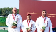 The Qatari trio of Saeed Abu Sharib, Mohammed Al Rumaihi and Angelo Scalzone finished second in the men’s team trap event.