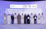 Minister of State for Energy Affairs, H E Engineer Saad bin Sherida Al Kaabi and Managing Director and CEO of Nebras Energy, Engineer Mohammed bin Nasser Al Hajri with other officials.