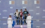 Abdulla Al Qubaisi, Mashel Al Naimi and Essa Al Mutawa on the podium.