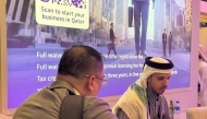 Photo of QFC booth at Web Summit Qatar 2026 (Photo by Mahmoud Elmazaty / The Peninsula)