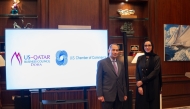 USQBC Doha Managing Director, Sheikha Mayes Hamad Al-Thani and USCC Senior Vice President for Middle East, Central Asia, and Türkiye, and Senior Vice President for International Member Relations, Khush Choksy during the meeting.