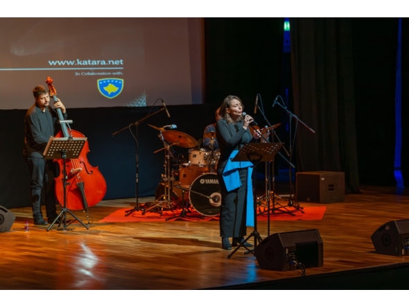 Artists perform at Katara. 