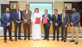 Officials during the signing ceremony. 