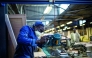 A worker cuts wood at the Furntech Workshop in Johannesburg, South Africa. Representational file photo.