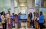 Birla Public School teachers and staff with the winning students. 