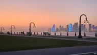 The evening view from Old Doha Port, captured by The Peninsula reader Babitha Mithun.