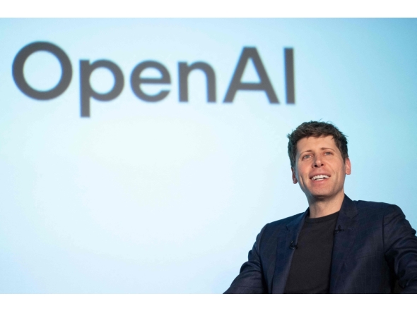 OpenAI CEO Sam Altman attends a talk session (Photo by Yuichi Yamazaki/ AFP