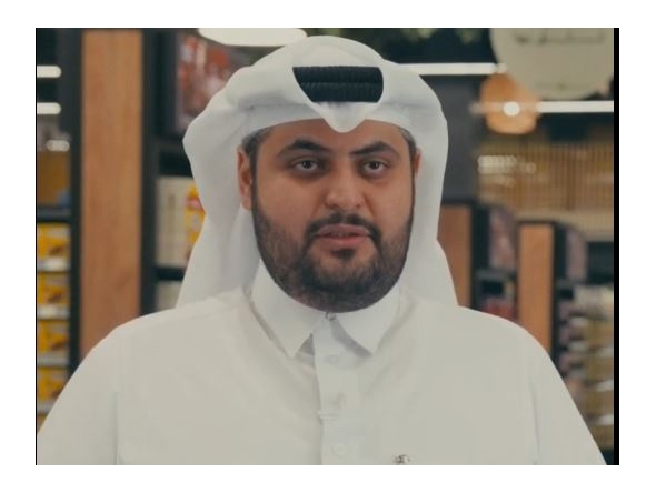 Screengrab of the Head of the Commercial Fraud Control Department at the Ministry of Commerce and Industry, Abdulla Ali Salma