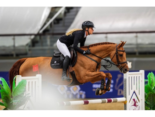 American rider Christine Vanderveen