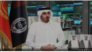 Minister of Interior and Commander of the Internal Security Force (Lekhwiya) H E Sheikh Khalifa bin Hamad bin Khalifa Al-Thani during the interview. 