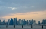 Doha Corniche on an overcast day. Picture clicked by The Peninsula reader Shafrin Karim 