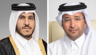 Chairman of the Board of AlRayan Bank H E Sheikh Mohamed bin Hamad bin Qassim Al-Thani (left) and Group CEO of AlRayan Bank Fahad bin Abdulla Al Khalifa.