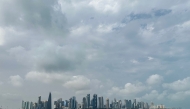 A photograph shows Doha's skyline on March 10, 2026. Photo by AFP
