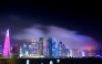 A view of Doha’s skyline yesterday's rain as captured by Shiraz Sitara