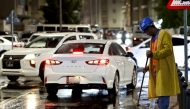 Photo of Doha streets during the rain on March 26, 2026. Photo by Salim Matramkot / The Peninsula Qatar
