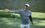  Rory McIlroy of Northern Ireland reacts on the ninth green during the Par Three Contest prior to the 2026 Masters Tournament at Augusta National Golf Club on April 08, 2026 in Augusta, Georgia. Hector Vivas/Getty Images/AFP 