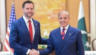 This handout photograph taken and released by Pakistan's Prime Minister Office on April 11, 2026 shows US Vice President JD Vance shaking hands with Pakistan's Prime Minister Shehbaz Sharif in Islamabad. (Photo by Pakistan's Prime Minister Office / AFP) 