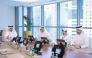 President of the General Tax Authority, Khalifa bin Jassim Al Jaham Al-Kuwari with other officials during the 16th meeting of the Committee of Heads and Directors of Tax Administrations in GCC.