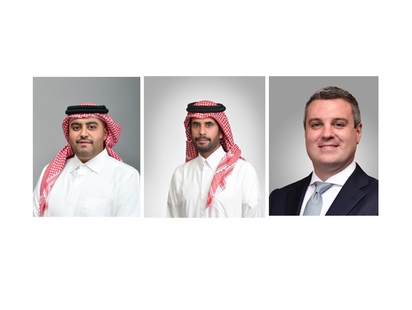 FROM LEFT: GWC Group Chairman Sheikh Mohammed bin Hamad bin Jassim bin Jaber Al Thani, GWC Group Managing Director Sheikh Abdulla bin Fahad bin Jassim bin Jaber Al Thani, and GWC Group CEO Matthew Kearns.