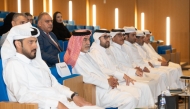 Assistant Undersecretary for Commercial Affairs at the Ministry of Commerce and Industry, H E Saleh Abdullah Al Manna with other officials during the event.