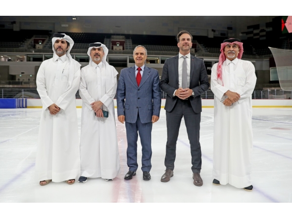 Ambassador of Canada to Qatar H E Karim Morcos, Ambassador of Mexico to Qatar H E José Guillermo Ordorica Robles and President of the Qatar Winter Sports Committee Majid Rashid Al-Sulaiti were among the attendees at the opening ceremony.