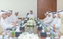 Minister of Transport H E Sheikh Mohammed bin Abdulla bin Mohammed Al Thani chairing the meeting.