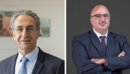 FROM LEFT: Acting Dean of SOSH Dr. Basel Salloukh and Dean of the SEAPP Dr. Ayhab Saad.