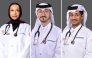 From left: Lina Ahmed, Ibrahim Nasser Al-Mutawa and Ahmad Mohamed Hamza
