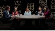 Panellists during the podcast. 