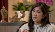 Indonesia's Communication and Digital Affairs Minister Meutya Hafid answers questions during an interview with AFP at her official residence in Jakarta on May 6, 2026. Photo by BAY ISMOYO / AFP